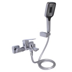 Змішувач для ванни Qtap Capricorn з душовим гарнітуром Chrome (k35) QTCAP3060102C48222