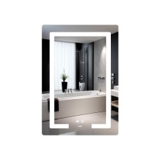 Дзеркало Lidz Kubis (KU2) 600х800 з LED-підсвічуванням Touch, з антизапотіванням, з димером, рег. яскравості LD78LF937608048449