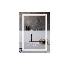 Дзеркало Qtap Cardinal (CA2) 600х800 з LED-підсвічуванням Touch, з антизапотіванням, з димером, рег. темп. кольору (3000-6500K) Reverse QT0478C608048453