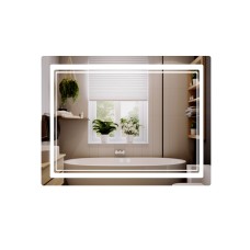 Дзеркало Qtap Cardinal (CA2) 1000х800 з LED-підсвічуванням Touch, з антизапотіванням, з димером, рег. темп. кольору (3000-6500K) QT0478C1008048455