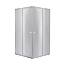 Душова кабіна Lidz Wawel SC90x90.SAT.LOW.DGR, скло темне тоноване 4 мм без піддона