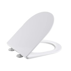 Сидіння для унітазу Qtap (Taurus 520) 455x365x38 мм, White, з мікроліфтом, Slim Duroplast, Quick Release QTSC179W49384