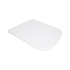 Сидіння для унітазу Qtap (Gemini 490) 428x344x37,5 мм, White, з мікроліфтом, Slim Duroplast, Quick Release QTSC179W49385 Сидіння для унітазу Qtap (Gemini 490) 428x344x37,5 мм, White, з мікроліфтом, Slim Duroplast, Quick Release QTSC179W49385