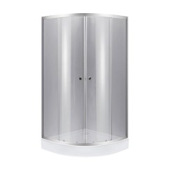Lidz Набор: Душевая кабина Latwa SC90x90.SAT.LOW.DGR, полукруглая, стекло тонированное 4 мм + Душевой поддон Kapielka ST90x90x14 Lidz Набор: Душевая кабина Latwa SC90x90.SAT.LOW.DGR, полукруглая, стекло тонированное 4 мм + Душевой поддон Kapielka ST90x90x14