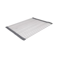 Сушарка на кухонну мийку Lidz Acsis LA01 Gray, кругла основа, для посуду 440х320 мм LDACSLA01GRA49779