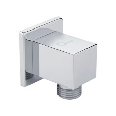 Акційний набір Qtap 1+1=3: Підключення для шланга Spojeni Chrome, прямокутне QTCRMB130