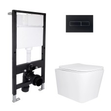 Готове рішення Qtap для ванної кімнати: підвісний унітаз Tern Ultra Quiet 525x345x360 + комплект інсталяції Standard (лінійна клавіша Black) Готове рішення Qtap для ванної кімнати: підвісний унітаз Tern Ultra Quiet 525x345x360 + комплект інсталяції Standard (лінійна клавіша Black)