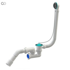 Сифон для ванни SoloPlast Р0110, сітка - нержавіюча сталь, пробка, ревізія Сифон для ванни SoloPlast Р0110, сітка - нержавіюча сталь, пробка, ревізія