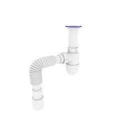 Сифон для кухонної мийки Kronoplast 1/2 з литим випуском Ø40 x 40/50 (SY11000043) Сифон для кухонної мийки Kronoplast 1/2 з литим випуском Ø40 x 40/50 (SY11000043)
