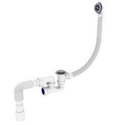 Сифон для ванни Kronoplast 40/50 Сlick-Сlack з переливом (SR27200133)