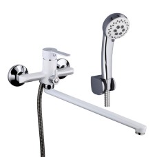 Змішувач для ванни Frap F2241, білий/хром