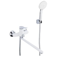 Змішувач для ванни Frap F2245, білий/хром