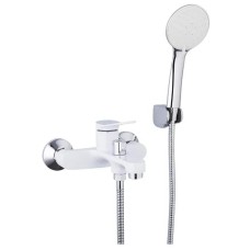 Змішувач для ванни Frap F3245, білий/хром