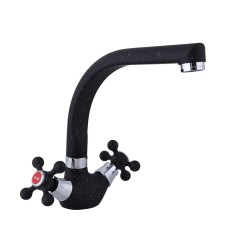 Змішувач для кухні Frap F5408-7, чорний