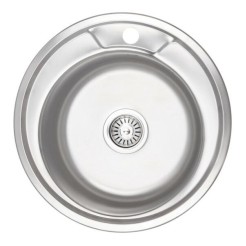 Кухонна мийка WEZER Decor 490x180мм з сифоном 1034792 Кухонна мийка WEZER Decor 490x180мм з сифоном 1034792