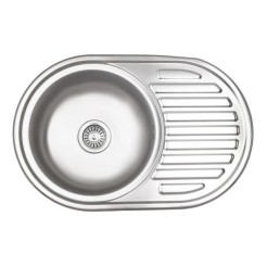 Кухонна мийка WEZER Deсor 770x500x180мм з сифоном 1034808