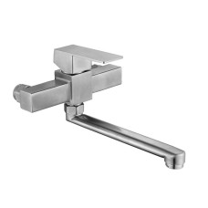 Змішувач настінний для кухні WEZER PRO12-02, нержавіюча сталь