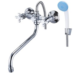 Змішувач для ванни Wezer JIK7 A102 хром 1036540 Змішувач для ванни Wezer JIK7 A102 хром 1036540