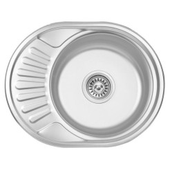 Кухонна мийка WEZER Deсor 570x450x160мм з сифоном 1036942 Кухонна мийка WEZER Deсor 570x450x160мм з сифоном 1036942
