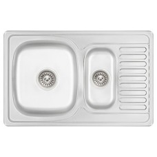 Кухонна мийка WEZER 7850(08) Deсоr 780x500x180 мм + сифон