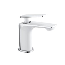 Змішувач для умивальника Frap F1058, білий/хром