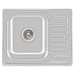 Кухонна мийка WEZER Deсоr 630x500x180мм з сифоном 1037505 Кухонна мийка WEZER Deсоr 630x500x180мм з сифоном 1037505