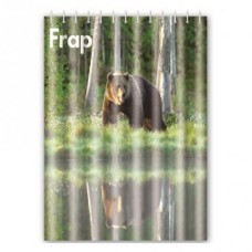 Шторка - фіранка для ванної FRAP F8608, поліестер, 180х180 см, Природа