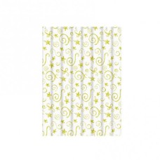 Шторка - фіранка для ванної FRAP F8808, поліетилен, 180х180 см, жовтий