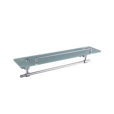 Полиця з тримачем для рушників GAPPO G1807-4, 580х120 мм, хром