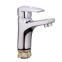 Змішувач для умивальника WEZER UNO1-A446, хром
