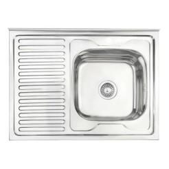 Кухонна мийка WEZER Polish 600x800x160мм з сифоном 1039016
