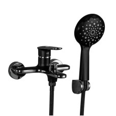 Змішувач для ванни Frap F3249-6, чорний/хром