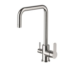 Змішувач для кухні Frap F43801 на дві води, сатин