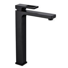 Змішувач для умивальника GAPPO G1017-62 високий, чорний