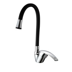 Кухонний змішувач FRUD R40055-2 чорний з гнучким виливом R40055-2 Кухонний змішувач FRUD R40055-2 чорний з гнучким виливом R40055-2