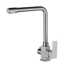 Змішувач для кухні на дві води WEZER PRO4C-02, нержавіюча сталь