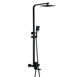 Душова система WEZER PRO16-02-BLACK, вилив - перемикач на лійку, 3-функції