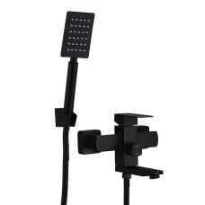 Змішувач для ванни WEZER PRO3-02-BLACK, нержавіюча сталь, чорний