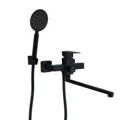 Змішувач для ванни WEZER PRO7 поворотний BLACK 1044123