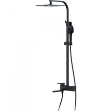 Душова система FAOP A2409-6, вилив - перемикач на лійку, 3-режими, чорний