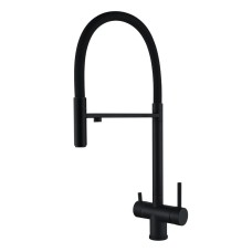 Змішувач для кухні на дві води WEZER TOP4-01-BLACK