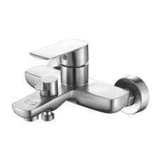 Змішувач для ванни WEZER ROK3-05, Ø 35, нержавіюча сталь, сатин