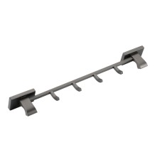 Вішалка GAPPO G0716-49 на 4 гачки 426 мм, збройова сталь