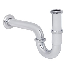 Сифон для раковини ITAL HF6030 під донний клапан, латунь, хром