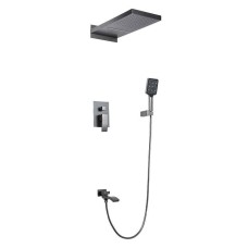 Вбудована душова система GAPPO G7107-79, 3 режими, латунь, збройова сталь