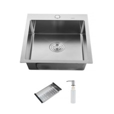 Кухонна мийка ITAL HD5050, 500x500мм, нержавіюча сталь, сатин