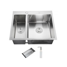 Кухонна мийка ITAL HD575485, 575x485мм, нержавіюча сталь, сатин