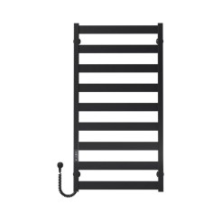 Рушникосушарка електрична Deffi Harmony П9, 500x1000, лівий, чорний Рушникосушарка електрична Deffi Harmony П9, 500x1000, лівий, чорний