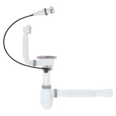 Сифон для кухонної мийки ITAL K1013SA, 1/2х40 мм