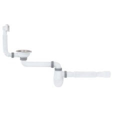 Сифон для кухонної мийки ITAL K1015 зміщений, 1/2х40